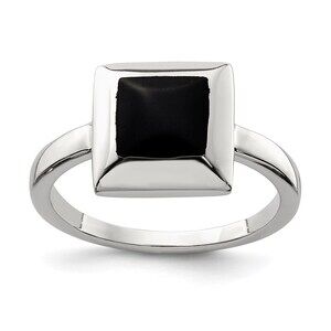 925 Sterling Silver Genuine Fine Jewelry Onyx Ring